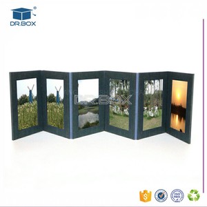 12X12 Giấy Sang Trọng Khung Ảnh Tông Hộp Ảnh Lanh Hộp Album Ảnh Với Ribbon - Product Image 5