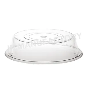 Transparent 14インチRound Flat Polycarbonate Food Cover