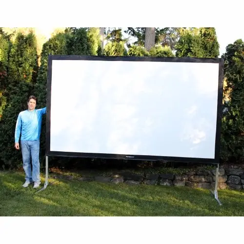 Portable HD transparent 4K Fast Fold Screen Rear Projection 120inch 16:9