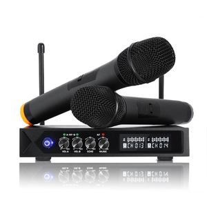 Microphone BT Microphone karaoké <span class=keywords><strong>S</strong></span>-9 sans fil avec réverbération Microphone karaoké - Product Image 1