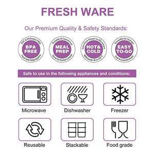 Kit de 14 conteneurs de contrôle des portions alimentaires sans BPA multicolores <span class=keywords><strong>pour</strong></span> 21 jours <span class=keywords><strong>pour</strong></span> les régimes amaigrissants - Product Image 4