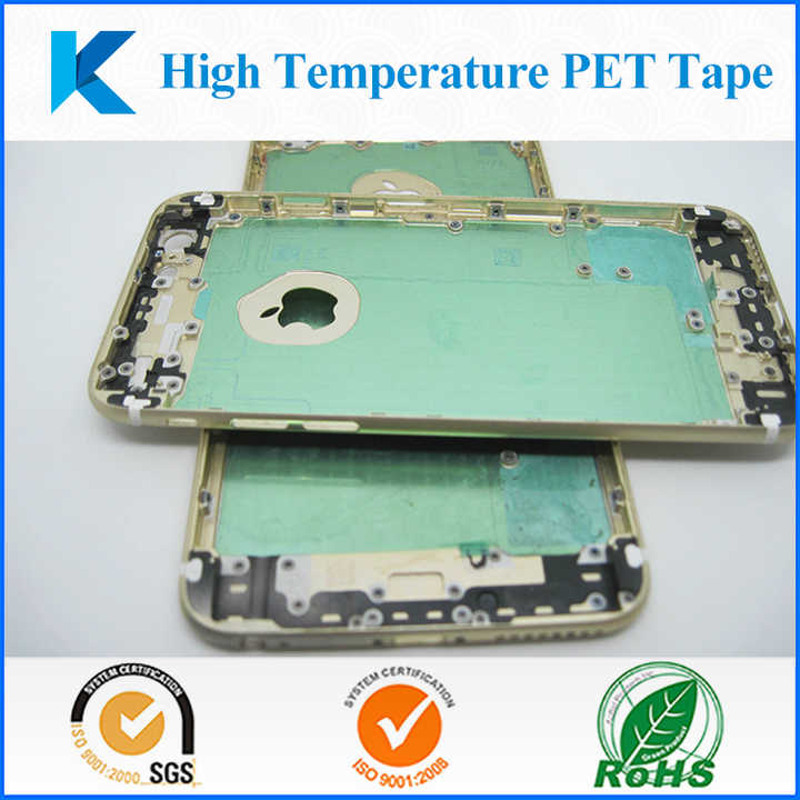 Insulation protection Green PET Lithium Battery Terminal Tape