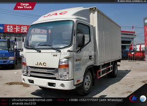 4*2 120hp 2 톤 소형 모바일 밴, 판매용 중고 밴