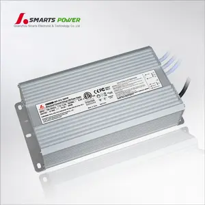 Entrada de 100-265vac, Controlador LED de voltaje constante, fuente de alimentación de 300 vatios, 12VDC