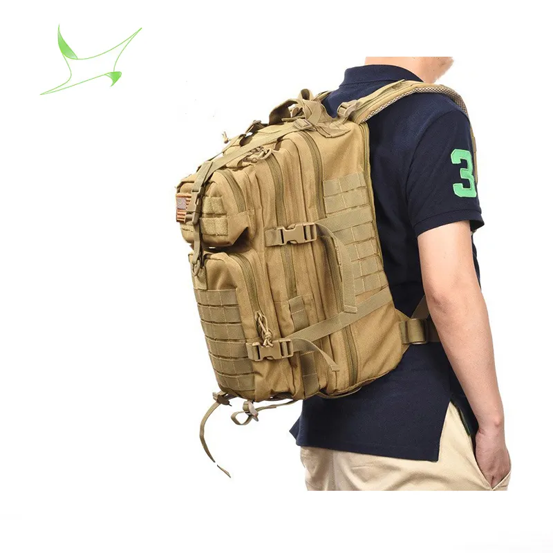 Zaino da campeggio tattico all'aperto piccolo 3 giorni assault molle bag out back pack