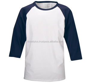 T-shirts OEM personnalisés à manches raglan et en jersey respirant de grande taille pour hommes avec logo à l'avant - Product Image 1