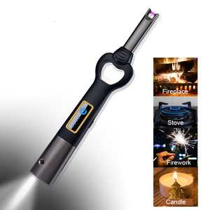 Encendedor de vela perfumada de Plasma de arco de Metal eléctrico recargable por USB, antorcha de cocina a prueba de viento para acampar, cocina, barbacoa, producto personalizado - Product Image 6