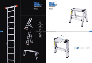 <span class=keywords><strong>Nouveau</strong></span> compact En Aluminium multi-usages échelle escabeau pour <span class=keywords><strong>lidl</strong></span> - Product Image 6