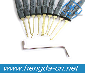 24 unidades selección de la cerradura herramientas gancho set abrelatas de la cerradura herramienta del cerrajero - Product Image 3