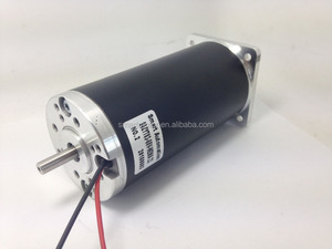 60ZYT03 60 V motor eléctrico de corriente continua, con doble eje y NEMA 23 brida cuadrada - Product Image 2