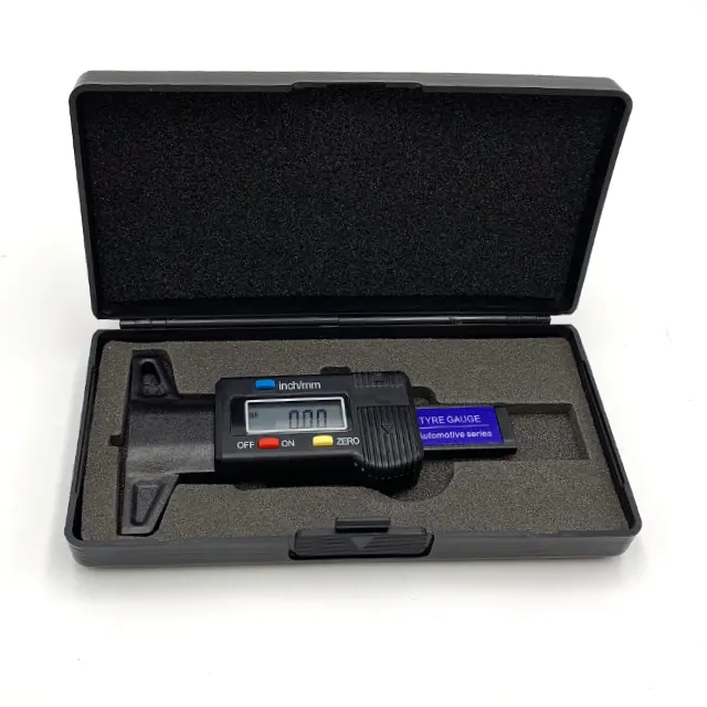 Medidor Digital de profundidad de la banda de rodadura del neumático/medidor Digital de profundidad para coche