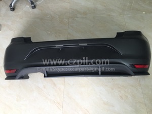 KIT carrozzeria Auto paraurti posteriore per <span class=keywords><strong>POLO</strong></span> 2010 - 2014 - 2016 scarico singolo 6 c6 807 421 - Product Image 3