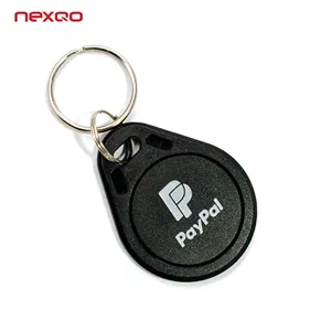 RKF02 Wholesale Waterproof Plastic ABS Customized Printing RFID Keyfob Key Chain Tag Access Control Key Fob