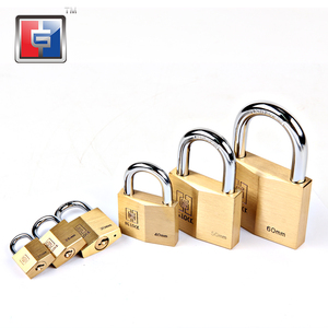 Chất lượng cao và an ninh bằng đồng khóa móc bình thường ngắn shackle pad khóa - Product Image 5