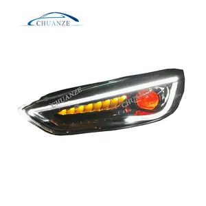 HEAD LAMP FOR FORD FOCUS BLACK HOUSING NEW DESIGN HOT SALE AND GOOD QUALITY