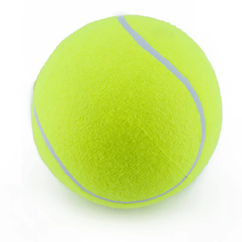 Individueller 9,5-Zoll-Haustierspielzeugkugel aufblasbarer Tenniskugel in großer Größe