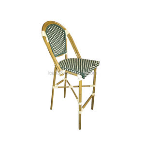 Chaises de bistrot françaises résistantes aux UV, chaise en rotin de <span class=keywords><strong>Paris</strong></span>, mobilier de café - Product Image 2