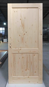 Puerta de Madera Maciza de Pino Radiata MDF--KD08A - Product Image 3