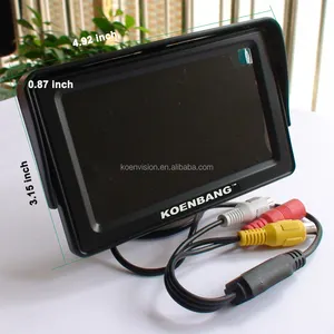 Koen CE RoHS Autonome Moniteur de Voiture 4.3 Pouces ÉCRAN LCD