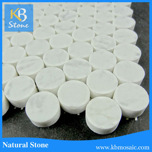 La forma redonda <span class=keywords><strong>de</strong></span> piedra caliza <span class=keywords><strong>de</strong></span> azulejos <span class=keywords><strong>de</strong></span> mosaico italia lavabo precio - Product Image 1