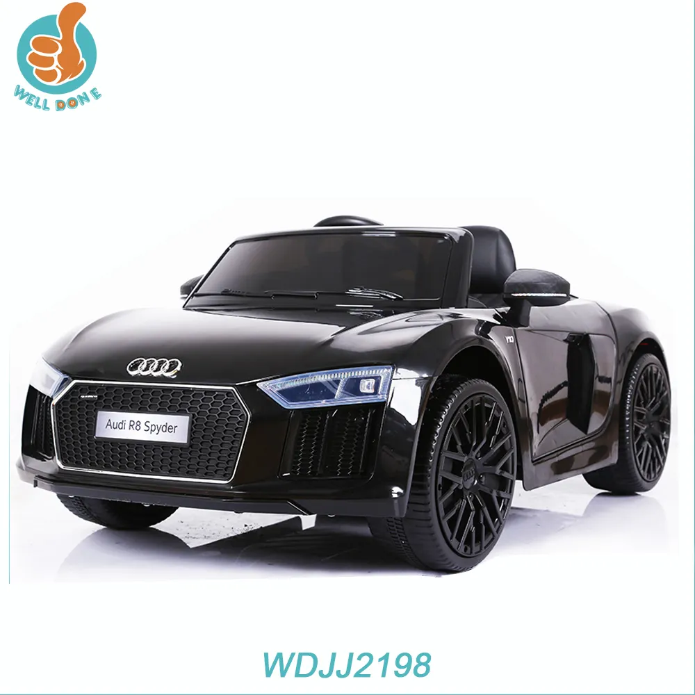 WDJJ2198 yeni ürünler çocuklar için elektrikli araba yarış Audi R8 oyuncak oyunları oyuncak araba