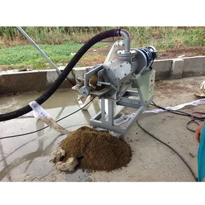 cow dung briquettes making machine/cow dung cleaning machine animal waste dewatering machine