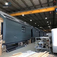 Kits de maisons préfabriquées en bois, modernes, luxueuses, modulaires, à ossature légère en acier, résistantes aux ouragans, clés en main, conformes aux normes AU, NZ, EN, US, ICC