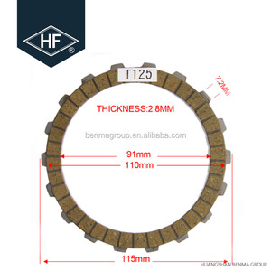 แผ่นจานคลัตช์แผ่นคลัทช์สำหรับ Pulsar180 <span class=keywords><strong>Wave125</strong></span> T125 - Product Image 3
