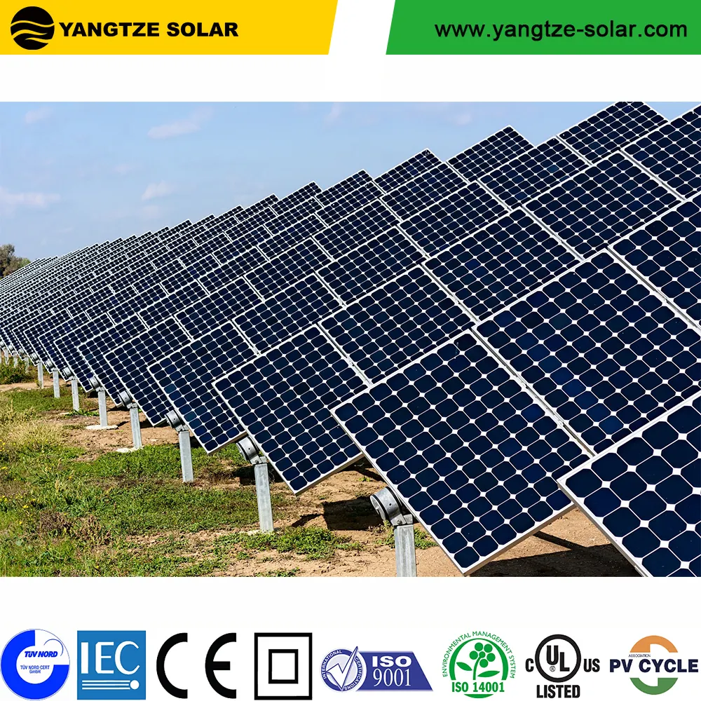 Free shipping highest efficiency 500w 1000w 10000kw monocrystalline solar panels direct price in China