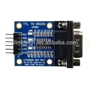 ในสต็อก RS232 SP3232 TTL ถึงชายอนุกรม TTL ถึง RS232 ระดับตัวแปลงโมดูลพอร์ตอนุกรม