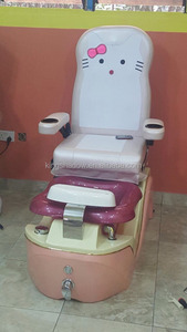 2017 de color rosa niños niños foot spa pedicure silla sillas de salón de belleza spa para pies silla de masaje para los niños - Product Image 5