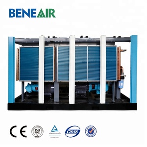 New Design 30 Bar ~40 Bar High Pressure Oil-free PM VSD Two-stage Screw Air Compressor With Durable Air End