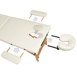 <span class=keywords><strong>Table</strong></span> <span class=keywords><strong>de</strong></span> <span class=keywords><strong>massage</strong></span> portable légère à 2 sections avec sac <span class=keywords><strong>de</strong></span> transport GRATUIT - Product Image 3