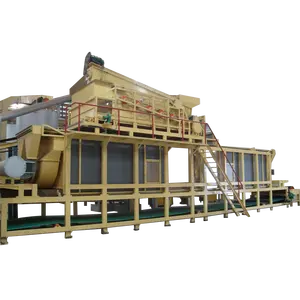 Forming machine for particle board