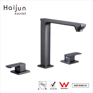 Jujiajun lavabo à 3 trous, usine chinoise, lavabo d'eau autrichien, robinet <span class=keywords><strong>mitigeur</strong></span> à <span class=keywords><strong>double</strong></span> poignée - Product Image 6