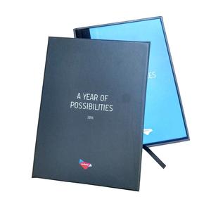 Cahier d'emballage cadeau en cuir PU personnalisé Cahier d'agenda personnalisé <span class=keywords><strong>Services</strong></span> d'impression - Product Image 1