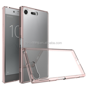 Silicone transparent Étui Souple TPU PC Hybride Couverture Arrière pour <span class=keywords><strong>Sony</strong></span> <span class=keywords><strong>XZ</strong></span> <span class=keywords><strong>Premium</strong></span> - Product Image 3