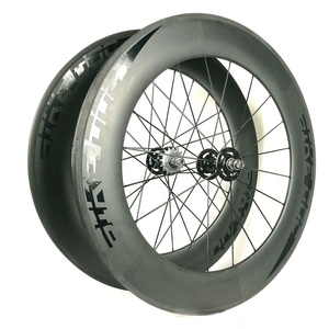 BIKEDOC WTH88-23 23MM幅88MM深さ固定ギア管状ホイール700Cカーボントラックホイールセット - Product Image 5