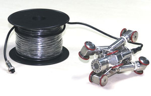 Su geçirmez duvar tüpü tırmanma kamera Robot boru hattı drenaj muayene sistemi ile 7 "LCD monitör - Product Image 3