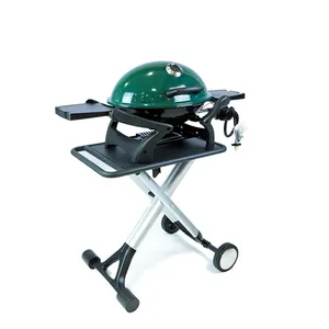 Xách Tay Ngoài Trời Vườn Cắm Trại Gas Grill Với Xe Đẩy Giỏ Hàng