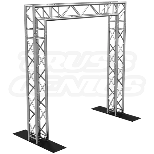 trade show array dj booth aluminum roof bolt spigot 300mm square truss