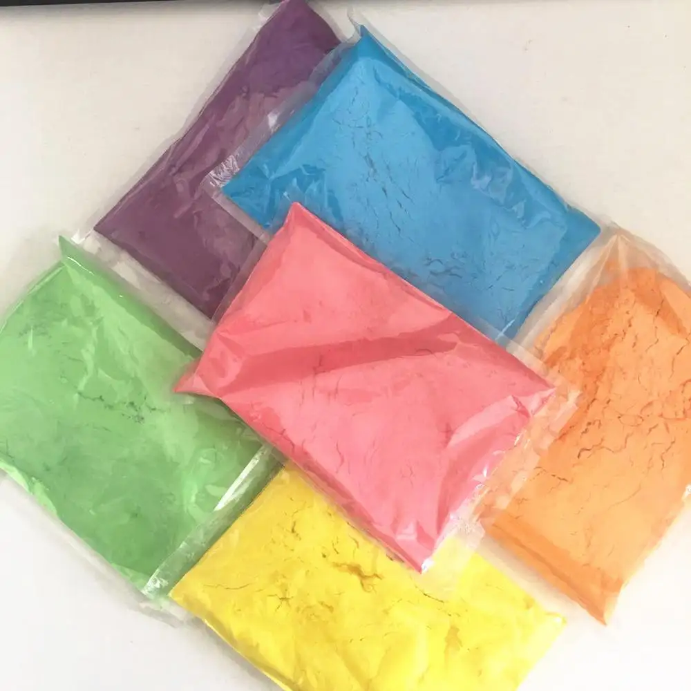 1KG Holi Color Powder Event & Party Celebration Gulal Números Forma para Armazenamento Embalado em Sacos para Moq
