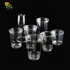 أكواب شفافة قابلة للتحلل الحيوي 100% من مادة PLA مع إمكانية طباعة شعار مخصص - Product Image 2