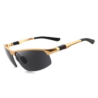 Lunettes de soleil polarisées UV400 haut de gamme personnalisables avec logo, lunettes de soleil tendance pour hommes, lunettes de soleil cool