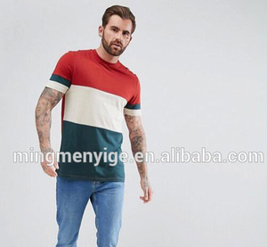 L' Ultimo Disegno lavare A Secco Tre Colori Cuciture Uomini T Shirt <span class=keywords><strong>Online</strong></span> - Product Image 1