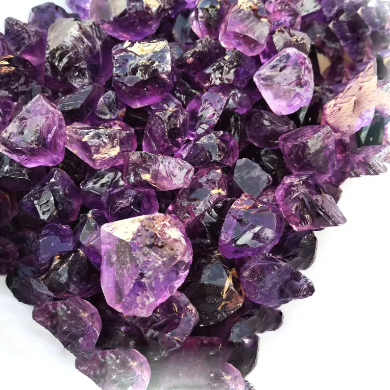 Großhandel natürliche seltene Amethyst Quarz getrommelt Kies Kristall Edelstein Mineral Heilung