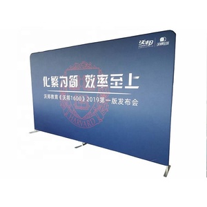 Custom Portable Trade Show Print <strong>Backdrop</strong> Banner Tension Fabric Tube Display Pillow Case Photography Stand <strong>Frame</strong> - Product Image 1