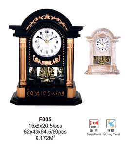 Reloj de Mesa Vintage, Reloj de Mesa Antiguo de Plástico con Melodía - Product Image 2