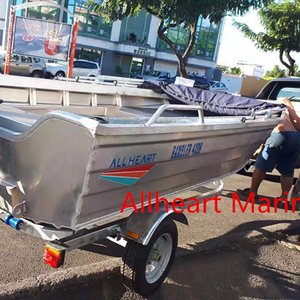 Barco de pesca deportiva de aluminio de 4,2 M/5m con motor fuera de borda para surf al aire libre en ríos y lagos para exportación - Product Image 2