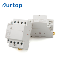 Kontaktor AC Listrik OURTOP Coil Quality Assurance di Cina 4 Kutub 63A 220V Fuji Sc 4 1 Kontaktor AC Kontaktor 2 Kutub 40a 20A